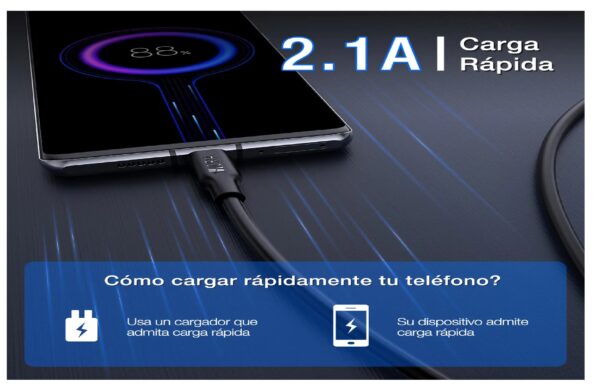 CABLE TIPO C 1HORA 1 MTS - Image 3