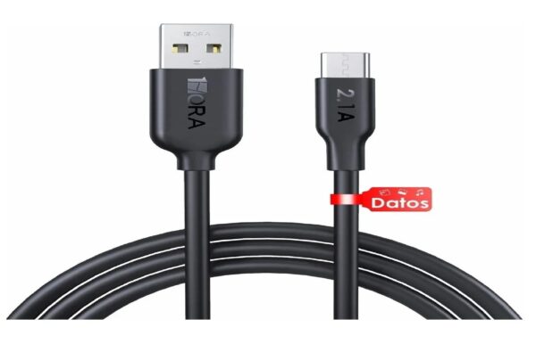 CABLE TIPO C 1HORA 1 MTS