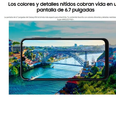 SAMSUNG A16 4G SM-A165M NEGRO IU